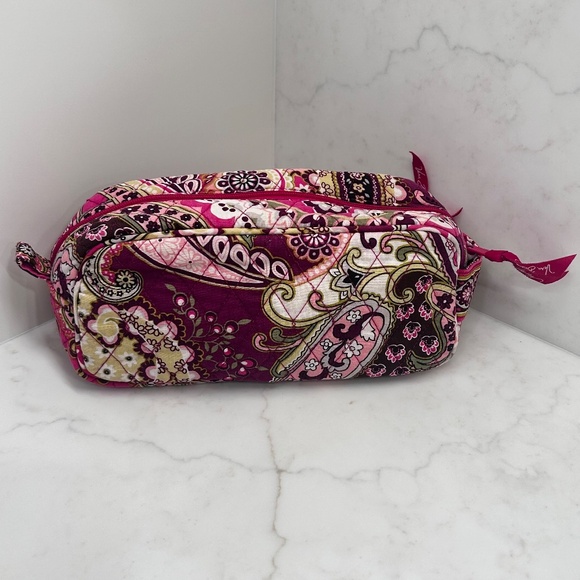 Vera Bradley - Very Berry Paisley - Double Zip Cosmetic Bag - Retired Pattern - Picture 2 of 6